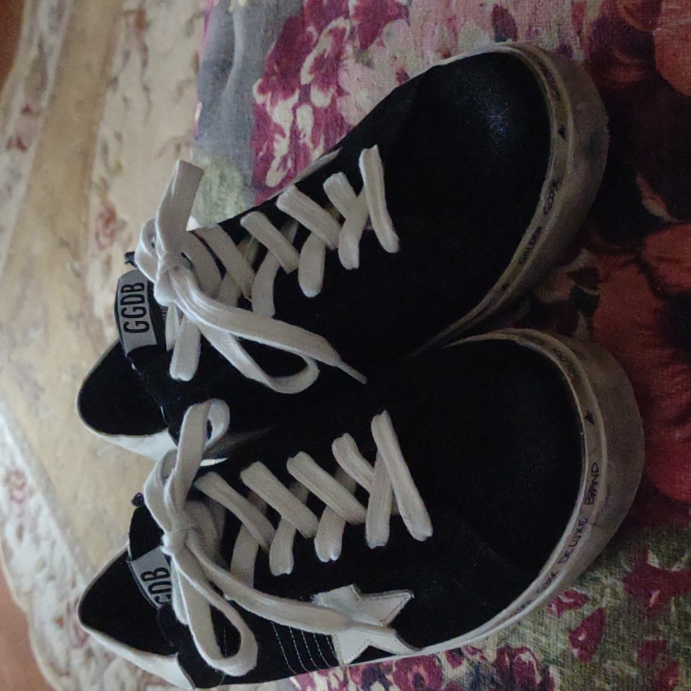 Golden Goose Sneakers Ballstar Black Suede. Excellent Condition. Basically Newer